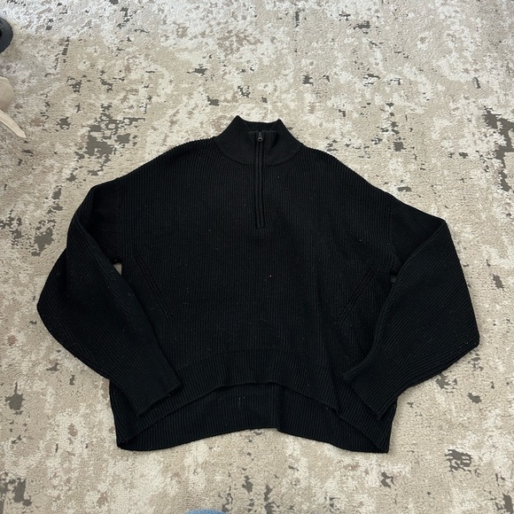 French Connection Quarter Zip Sweater Size Medium - Picture 1 of 3